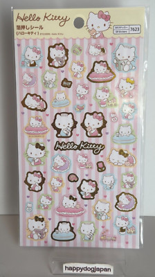 DAISO Sanrio HELLO KITTY & Dear Daniel Sticker Shining golden Gift JAPAN LIMITED