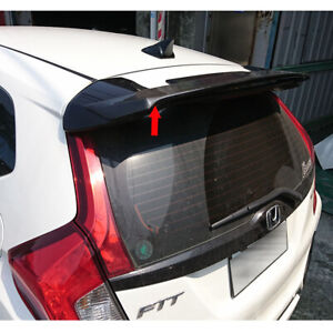 Carbon For Honda Fit Gk Jazz 4dr Hatchback Gurney Flap Rear Rs Trunk Spoiler Ebay