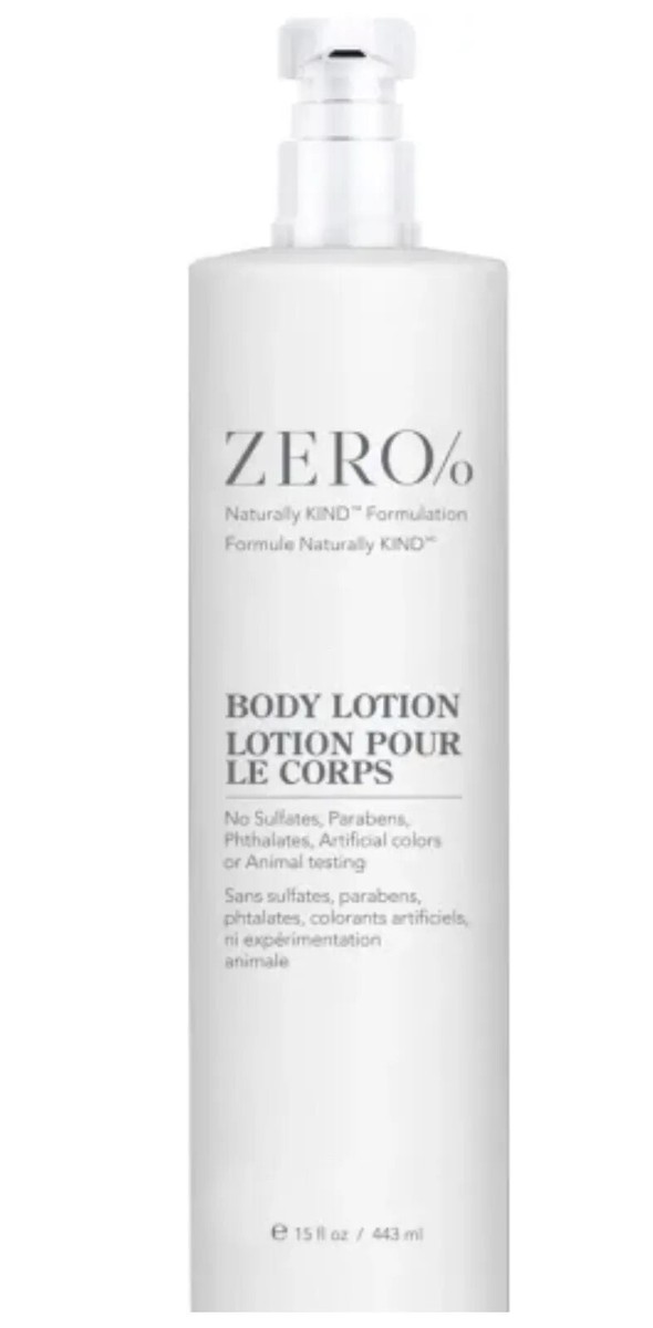 ZERO/0 Body Lotion Naturally KIND Formulation For All Skins