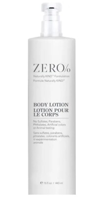 ZERO/0 Body Lotion Naturally KIND Formulation For All Skins