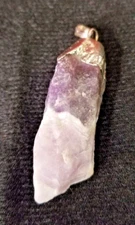 Amethyst Crystal Pndt Natural Points Snow Cap 2" 