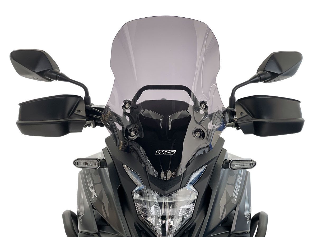 WRS Sportscheibe Für Benelli Leonardo 500 (2017-2023) – Matt Schwarz, Aus PMMA-Plexiglas
