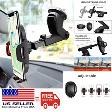 Cell Phone Holder Adjustable Window Dashboard Sticky Pad Popular Car Mount Stand