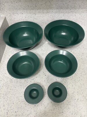 Waechtersbach Lifestyle Green Matte Serving Bowls + More Germany