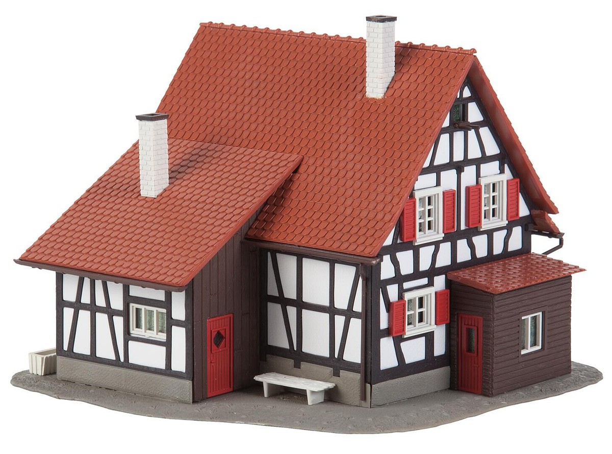 Faller 131374 HO 1:87 - Kit of a Half-timbered house | eBay
