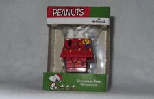 Snoopy Atop His Doghouse Hallmark Peanuts Ornament 2HCM4682 - NIB