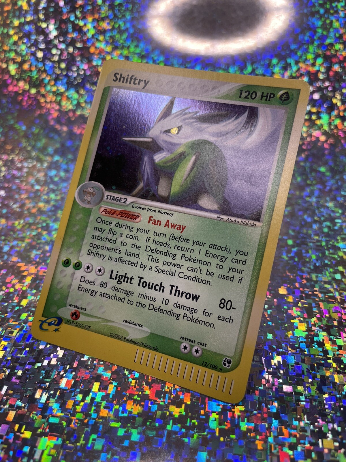Pokémon TCG Shiftry EX Sandstorm 12 Holo Holo Rare