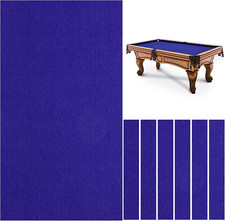 Billiard Tablecloth, 8.5 Ft Billiard Pool Felt Cloth with 6 Cloth Strips, for 8