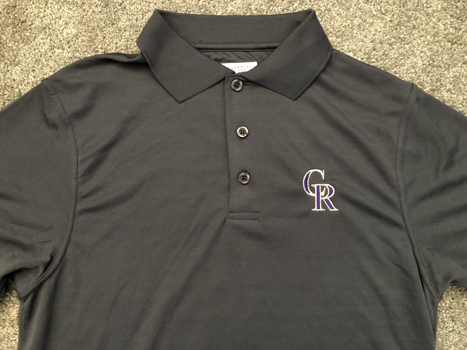 New Colorado Rockies Men's MED Polo Shirt True Fan MLB Genuine ...