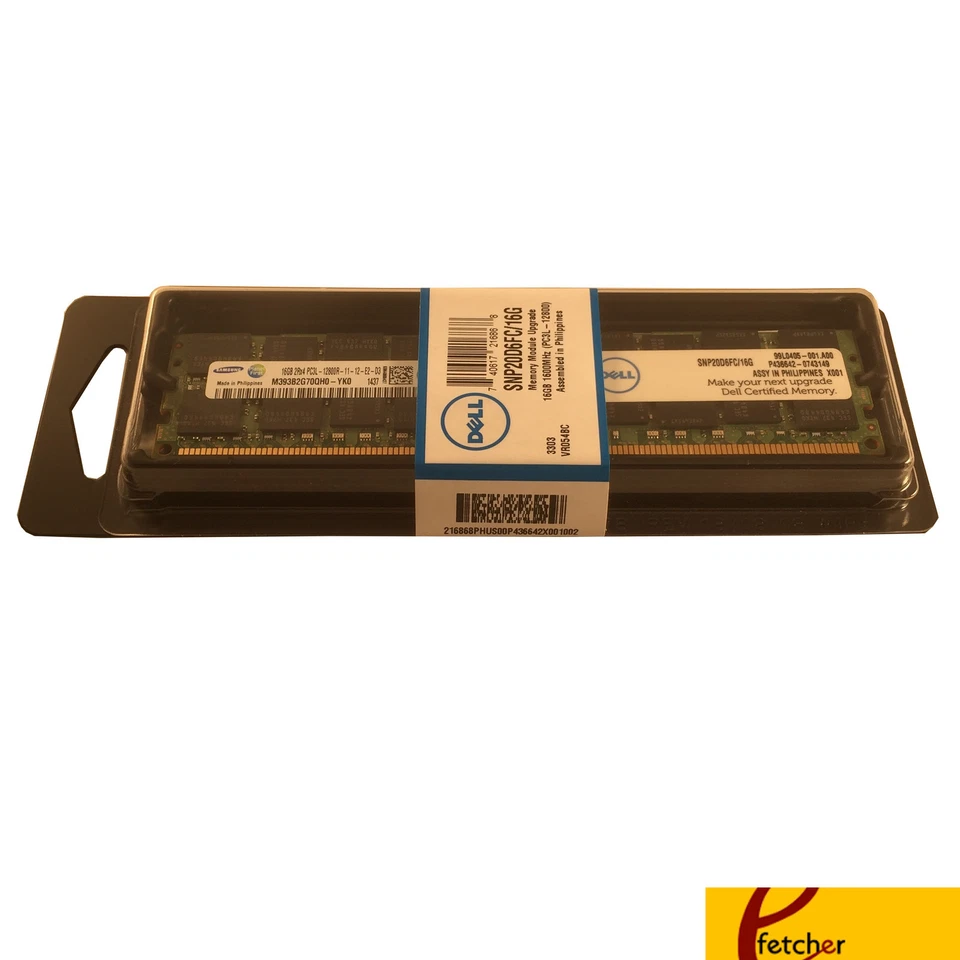 Dell Original 64GB (4x 16GB) PowerEdge R320 R420 R520 R610 R620 R710 R820 Memory - Image 2 of 2