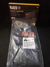 Klein Tools Zipper Bag Cordura Nylon Tool Pouch 12x7” Black Logo Work Gear