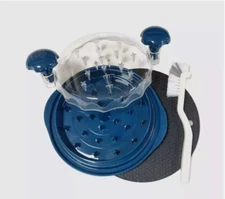 Blue Large Chicken Shredder Tool Twist Meat Shredding Grinder Handles Non-Slip