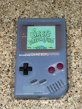 Game Boy w Backlight Backlit FunnyPlaying Q5 IPS Screen Ice Blue Console ONLY B