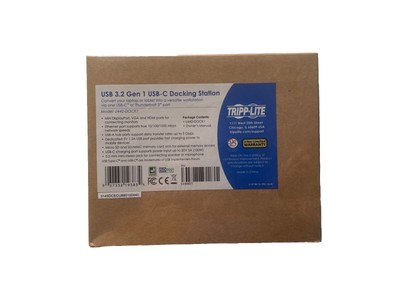 Tripp-Lite U442-Dock 1USB 3.2 Gen 1 USB-C Docking Station.  New/Sealed. (A6)