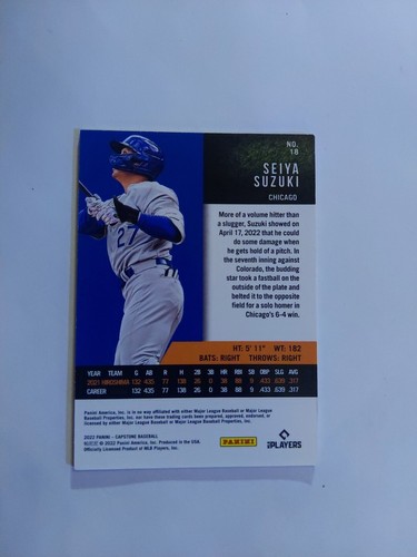 2022 Capstone Blue Rc Seiya Suzuki - Picture 2 of 2