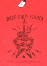 Deep Eddy Vodka Austin Texas "Support Your Local Music Scene" T-Shirt, 2XL XXL