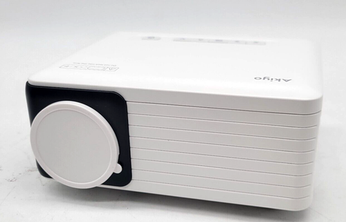 Akiyo 01 Wi-Fi HDMI Mini LED Projector With Multiple Inputs White - Picture 2 of 10
