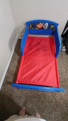 Delta Children Disney/ Pixar Cars Plastic Toddler Bed. Blue & Red