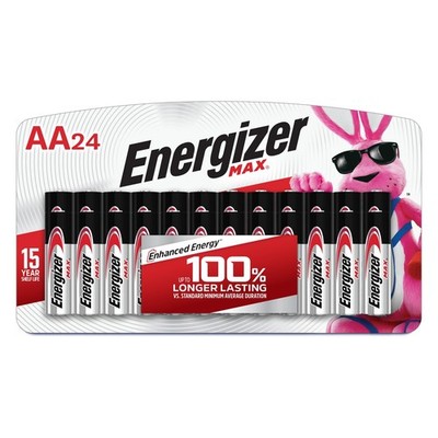 Energizer AA Batteries, MAX Double AA Battery Alkaline, 24 Count