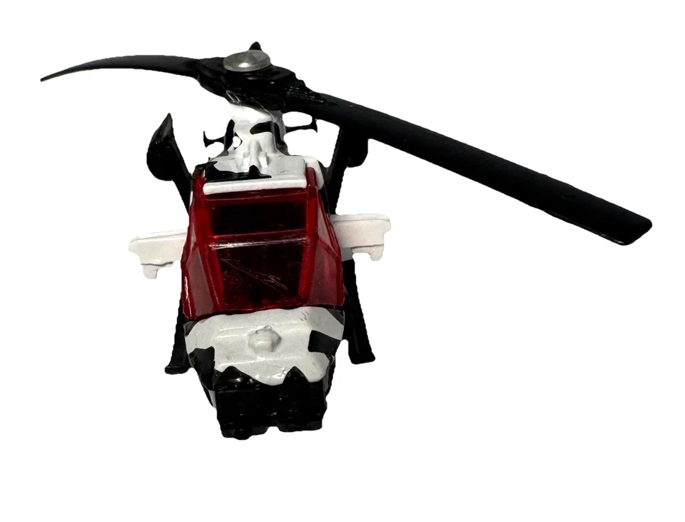 1985 Matchbox Mission Helicopter Vintage Diecast Small Aircraft Toy  - Image 2 of 4