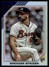 2022 Topps Gallery Rookie Rainbow Foil Spencer Strider #66