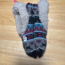 Joe Boxer Women's Gripped Slipper Socks Fitted Grippers Bootie Travel NEW