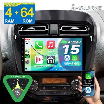 Android 15 4+64G Autoradio Für Mitsubishi Mirage Space Star Apple Carplay GPS BT