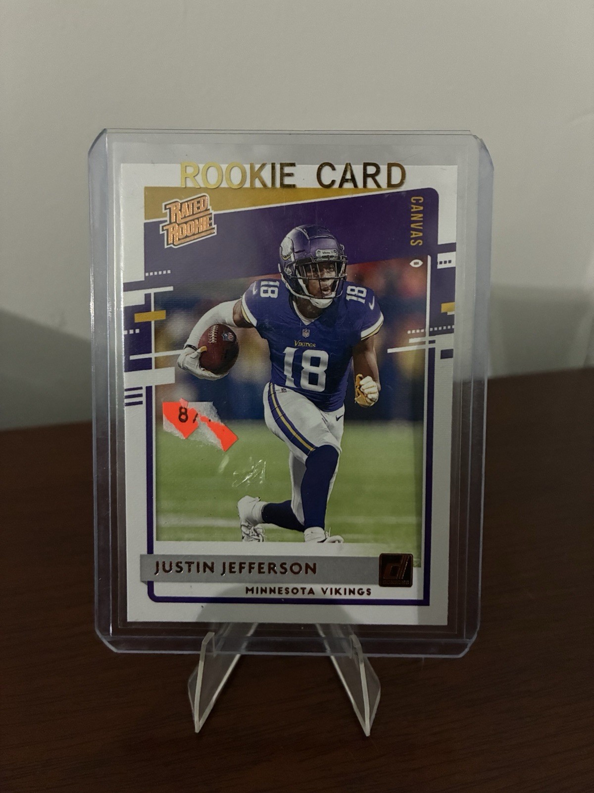 2020 Panini Donruss - Rated Rookie Justin Jefferson #313 Canvas (RC)