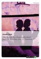 "\"Die Illusion Der Chancengleichheit\" Nach P.F. Bourdieu Und J.C. Passeron | Buch"