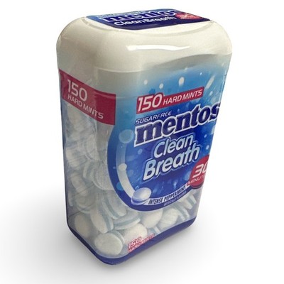 Mentos Cleanbreath 150 pc Peppermint 3.66 oz
