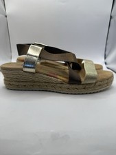 Marila Sweet Life Ladies Brown Leather Heeled Sandals Strappy Shoes Size 8 Open