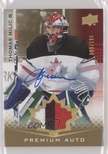 2021 Upper Deck Team Canada Juniors /199 Tier 1 Thomas Milic #17 Patch Auto 0i47