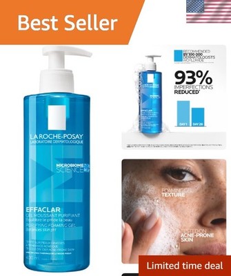 Effaclar Purifying Foaming Gel Cleanser, 13.52 Fl Oz - For Oily, Sensitive Skin