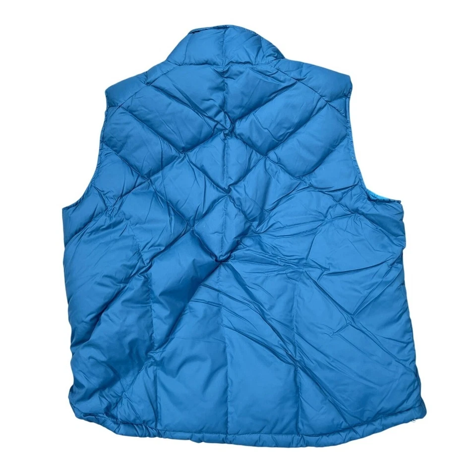 Cabela's Puffer Vest Goose Down Womens Size Large Blue - Image 2 of 4