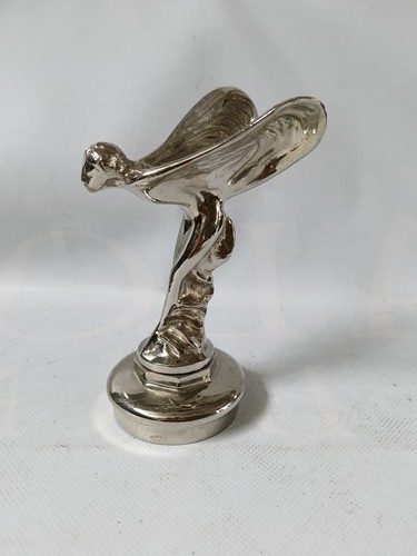 Rolls Royce car statue flying lady brass emblem 16cm Spirit Ecstasy bolt base - Picture 9 of 12