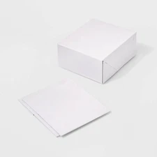 8 China Gift Boxes White 8 1/4" x 7" x 3 1/2" - Wondershop