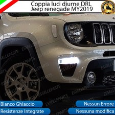 COPPIA LAMPADE DIURNE POSIZIONE DRL 15 LED P21W CANBUS JEEP RENEGADE MY2019