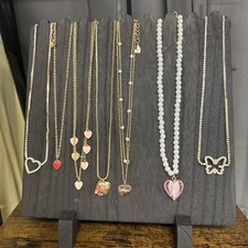 Costume Jewelry Lot. necklace, earrings and rings. 10 Random Bundle No Duplicate