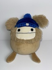 Squishmallow Benny Bigfoot Fall Harvest in Blue Beanie Hat 7” Stuffed Animal
