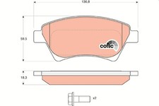 Bremsbeläge für Renault Grand Scenic II Kangoo Megane Cabrio Kombi ab 00->