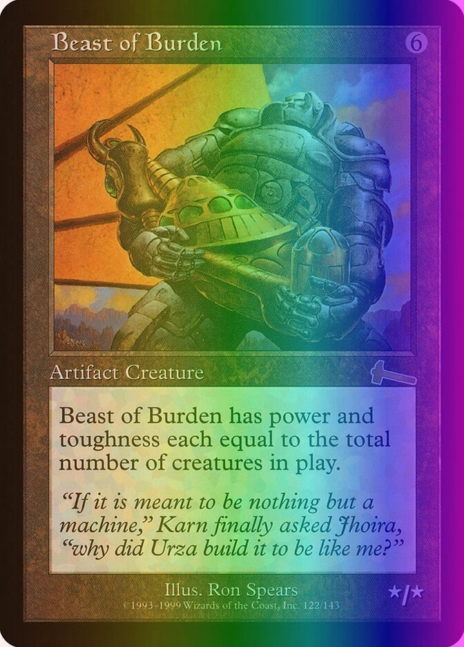 Beast of Burden 122 Urza's Legacy for sale | eBay