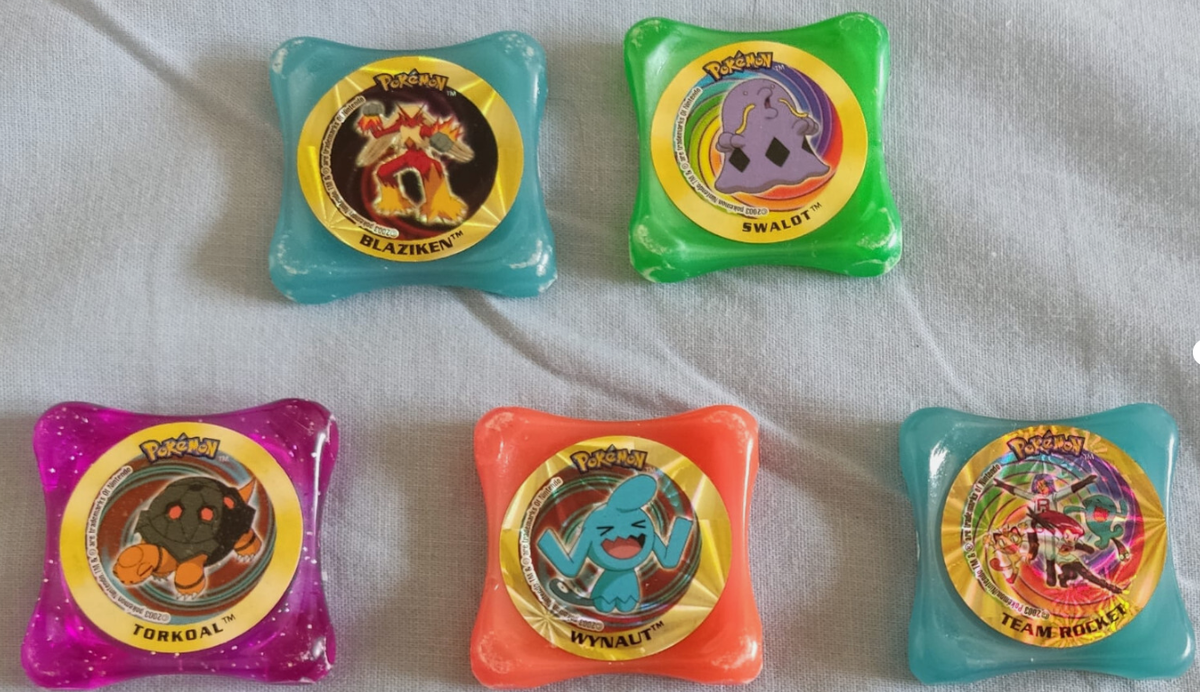POKEMON Advanced Official 2003 Waps - Panini Laser Collectible LOT