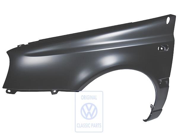 Aile avant gauche pour Golf 3 réparation carrosserie Vento 1995 trou antenne inclus