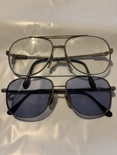 Vintage Aviator Eyeglass Frames Lot of 2 RX Optical Metal 60s-80s