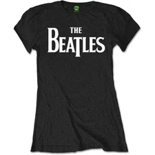 The Beatles: Drop T Logo Women's T-Shirt (Officially Licensed) Small