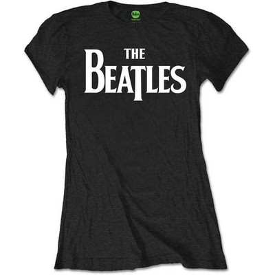 The Beatles: Drop T Logo Women's T-Shirt (Officially Licensed) X-Large