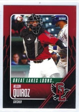2025 Great Lakes Loons (Class A-Los Angeles Dodgers) Nelson Quiroz