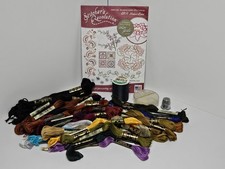 Embroidery Floss Lot With Iron-On Embroidery ...