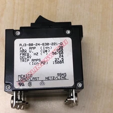 Carling Technologies 250 VAC 30A 3-Pole Circuit Breaker AJ3-B0-24-630-221-D