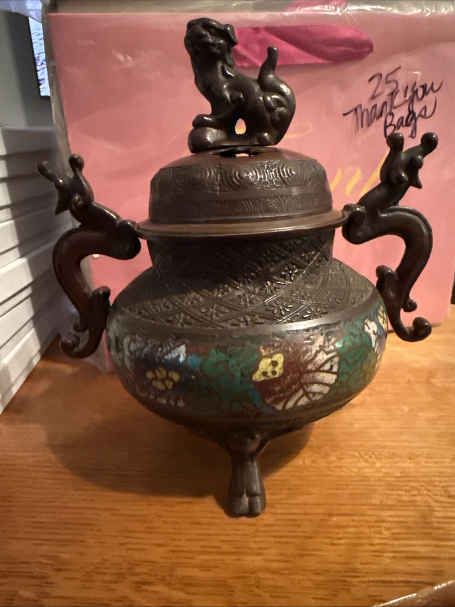 多色中国风青铜香炉| eBay